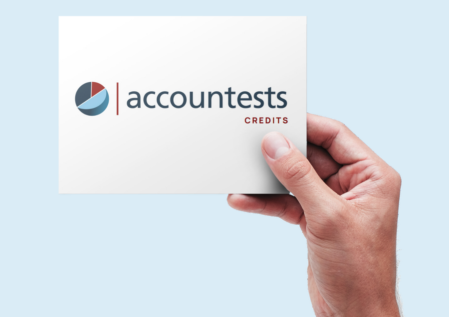 Accountests Credits - Limited Time Special Offer 50% Off